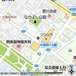 北海道釧路市豊川町14-1周辺の地図