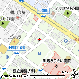 なの花薬局中園店周辺の地図