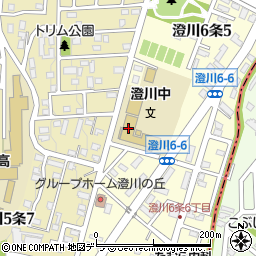 札幌市立澄川中学校周辺の地図