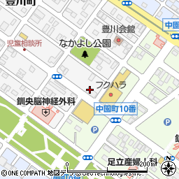 熱原設備株式会社釧路支店周辺の地図