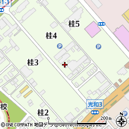 石垣電材株式会社　釧路営業所周辺の地図