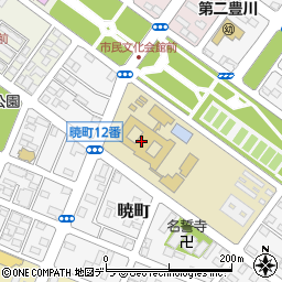 北海道釧路養護学校周辺の地図