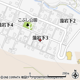北海道札幌市南区藻岩下3丁目周辺の地図