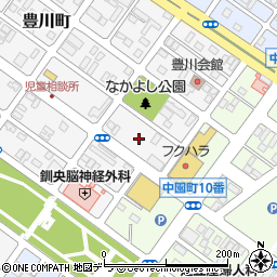 北海道釧路市豊川町14周辺の地図