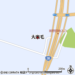 北海道釧路市大楽毛周辺の地図