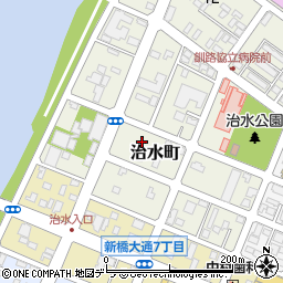 北海道釧路市治水町7-14周辺の地図