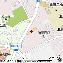 ＥＱＷＥＬチャイルドアカデミー　札幌・清田教室周辺の地図