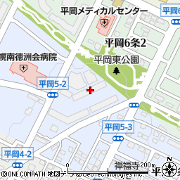 北海道札幌市清田区平岡５条2丁目1周辺の地図