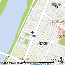 北海道釧路市治水町10-1周辺の地図