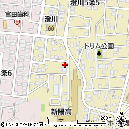 澄川慈恵公園周辺の地図