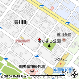北海道釧路市豊川町12-2周辺の地図