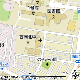 北海道札幌市豊平区西岡３条周辺の地図