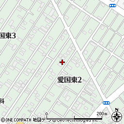 北海道釧路市愛国東2丁目22-20周辺の地図
