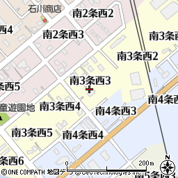 北海道清水町（上川郡）南３条西周辺の地図