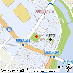 鳥取5号公園周辺の地図