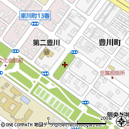 豊川公園周辺の地図