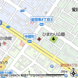 釧路市愛国会館周辺の地図