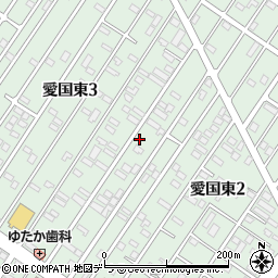 北海道釧路市愛国東2丁目25-6周辺の地図