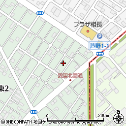 北海道釧路市愛国東2丁目42-5周辺の地図