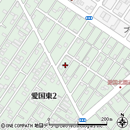 北海道釧路市愛国東2丁目29周辺の地図
