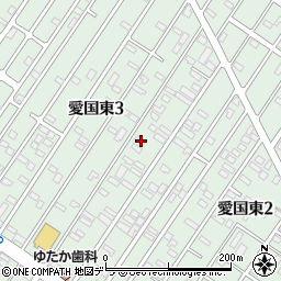 北海道釧路市愛国東3丁目10-3周辺の地図