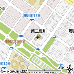 第二豊川周辺の地図