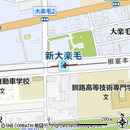 北海道釧路市周辺の地図