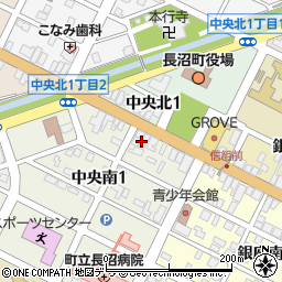 北海道銀行長沼支店 ＡＴＭ周辺の地図