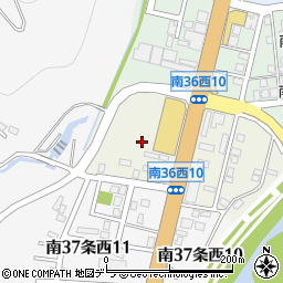 北海道札幌市南区南３６条西11丁目周辺の地図