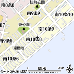 北海道清水町（上川郡）南１０条周辺の地図