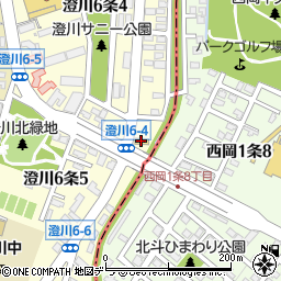 セイコーマート澄川６条店周辺の地図