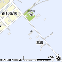 北海道上川郡清水町清水基線周辺の地図
