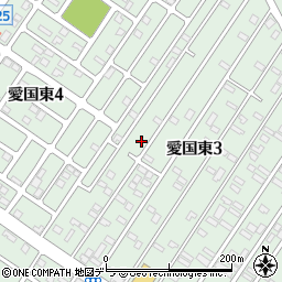 北海道釧路市愛国東3丁目14-27周辺の地図