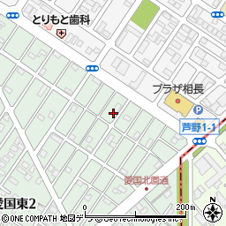 北海道釧路市愛国東2丁目48-13周辺の地図