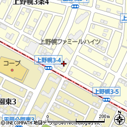 上野幌ファミールハイツ壱番館周辺の地図