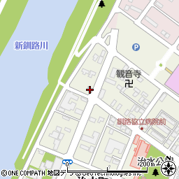 北海道釧路市治水町11-1周辺の地図