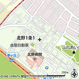 札幌建設サポート周辺の地図