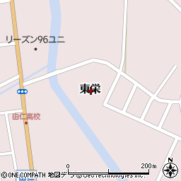 北海道夕張郡由仁町東栄周辺の地図