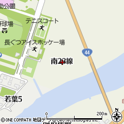 北海道釧路郡釧路町別保原野南２３線周辺の地図