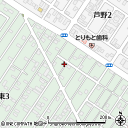 北海道釧路市愛国東3丁目21-19周辺の地図