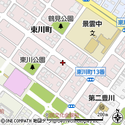 斉藤薬局　東川店周辺の地図