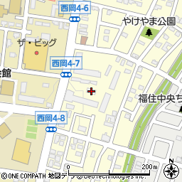 チサンマンション西岡　弐番館管理室周辺の地図