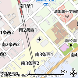 十勝清水町農業協同組合　生産資材周辺の地図