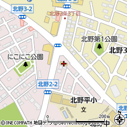 セイコーマート北野店周辺の地図