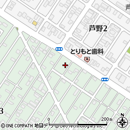 北海道釧路市愛国東3丁目21-16周辺の地図