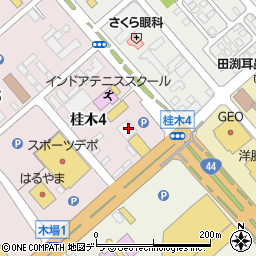 ドクターアイズ桂木店周辺の地図