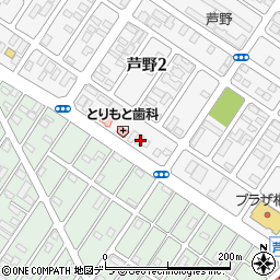 北海道釧路市芦野2丁目1-4周辺の地図