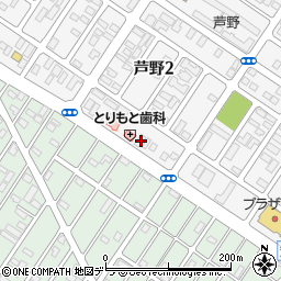 北海道釧路市芦野2丁目1-5周辺の地図