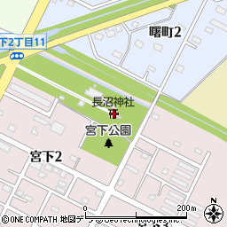 長沼神社周辺の地図