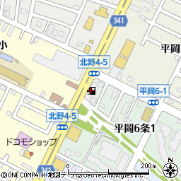 ＥＮＥＯＳ平岡通ＳＳ周辺の地図